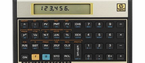 HP Hewlett Packard [HP] Calculator Financial Battery-power 10 Digit over 120 Functions Ref HP12C